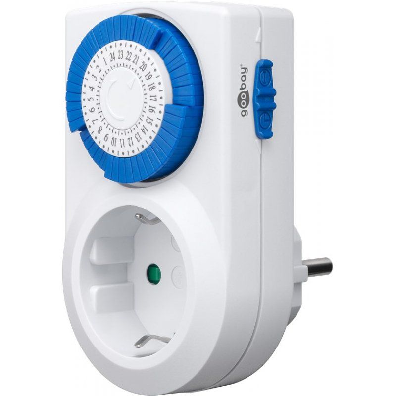 Goobay 59038 minuteur électrique Blanc Programmateur journalier