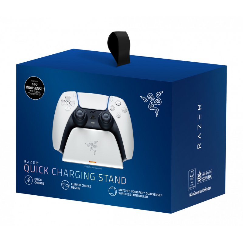 CHARGEUR UNIVERSAL MANETTE RAZER compatible QUICKCHARGING WHITE - PS5