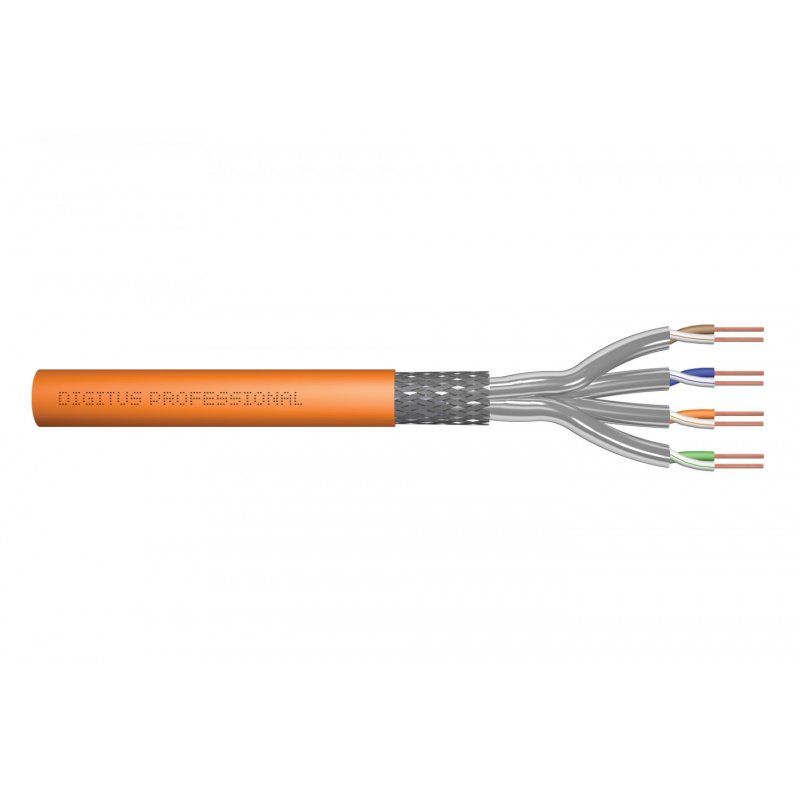 Digitus Cat.7 S/FTP installation cable, 500 m, simplex, Cca-s1a d1 a1