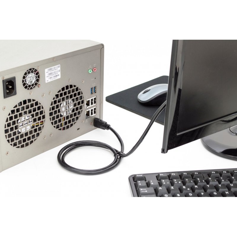 DIGITUS HDMI mit Ethernetkabel - 2 m