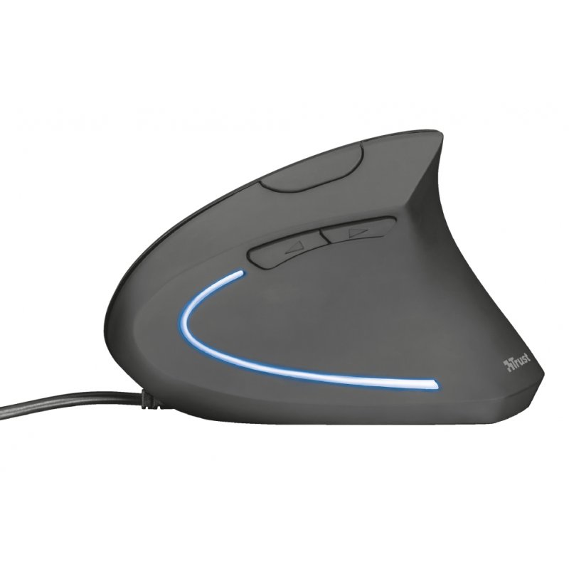 Souris filaire ergonomique Trust Verto (Noir)