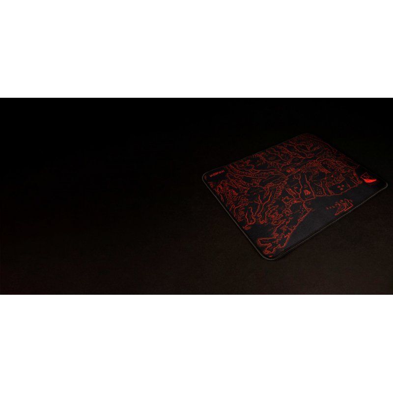 Konix Medalland Tapis de souris de jeu Noir, Rouge