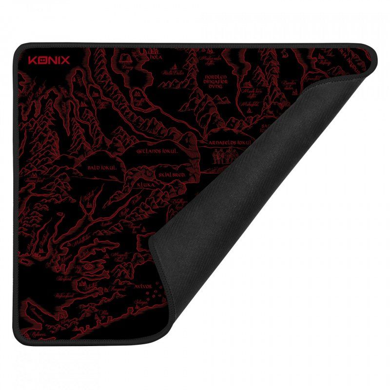 Konix Medalland Gaming mouse pad Black, Red