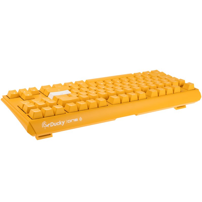 Ducky One 3 Yellow TKL Gaming Tastatur, RGB LED - MX-Speed-Silver (US)