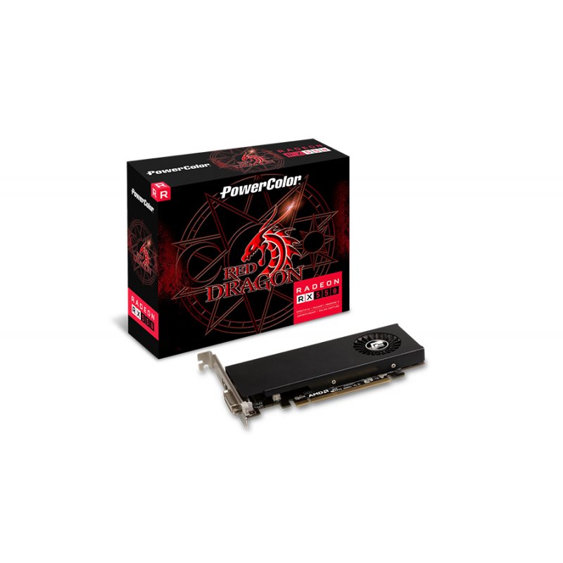 PowerColor Red Dragon AXRX 550 4GBD5-HLE graphics card AMD Radeon RX 550 4 GB GDDR5