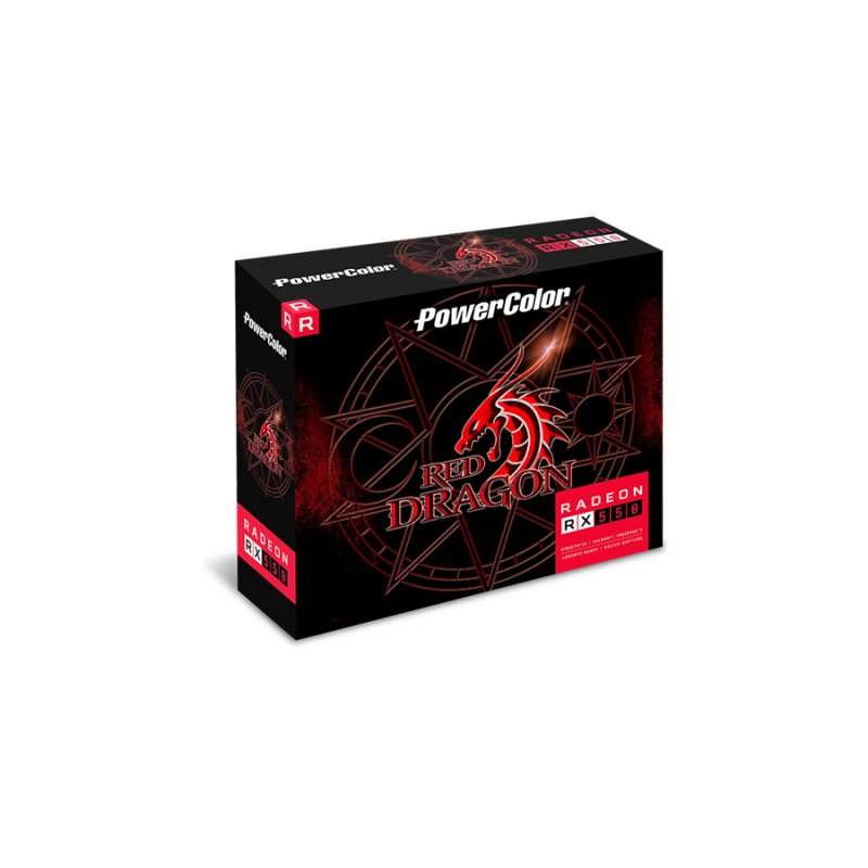 PowerColor Red Dragon AXRX 550 4GBD5-HLE carte graphique AMD Radeon RX 550 4 Go GDDR5