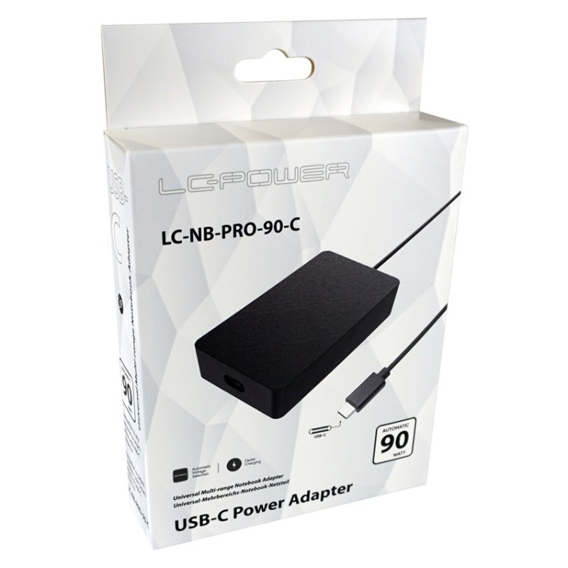 LC Power LC-NB-PRO-90-C Netzteil - USB-C - 90 Watt