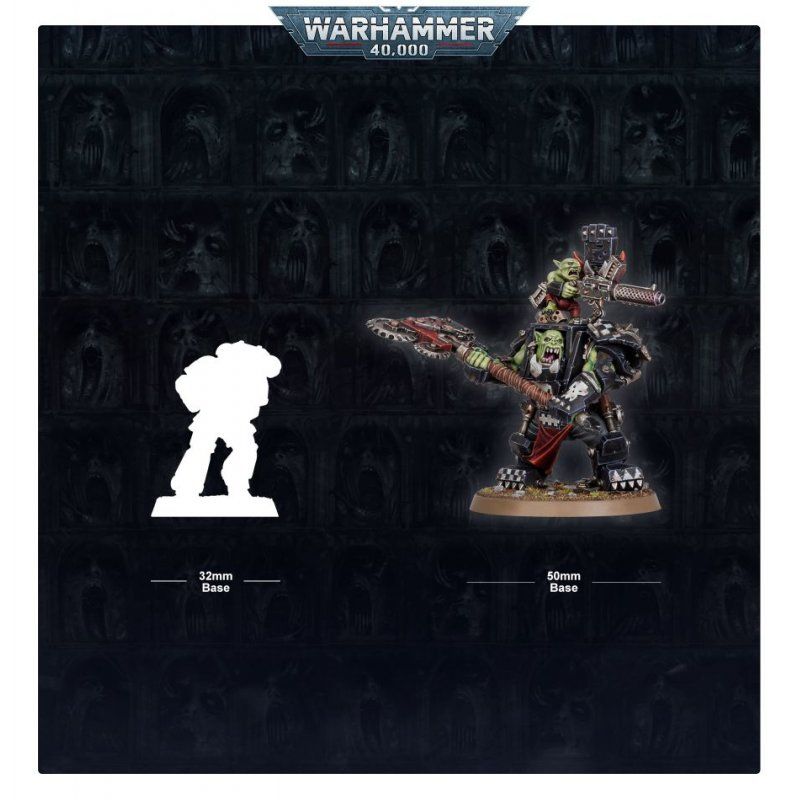 STOCK2 - Warhammer 40k - Orks Boss de Guerre en Mega-Armure