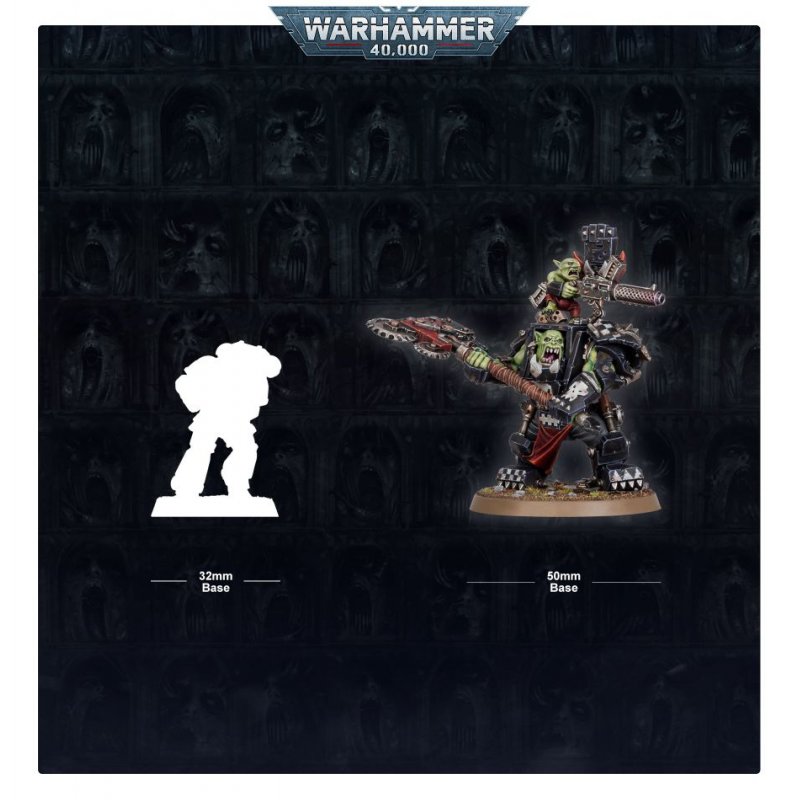 Warhammer 40k - Orks Boss de Guerre en Mega-Armure
