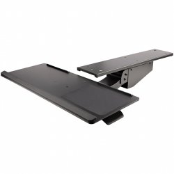 UNDER DESK KEYBOARD TRAY HEIGHT ADJUSTABLE W/ MOUSE PAD