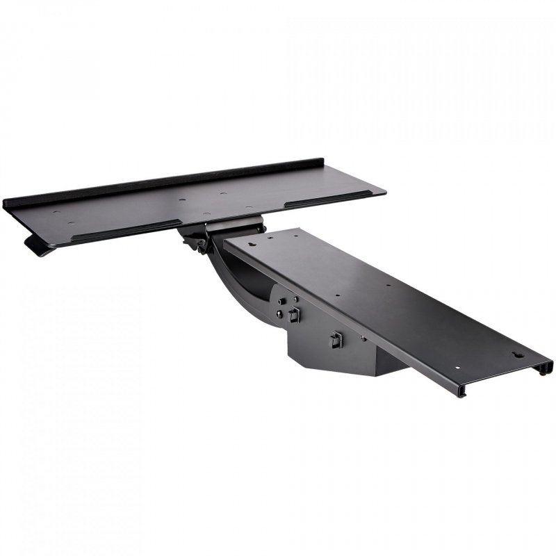 StarTech.com Under Desk Keyboard Tray - Full Motion & Height Adjustable Keyboard and Mouse Tray, 10"x26" Platform - Ergo