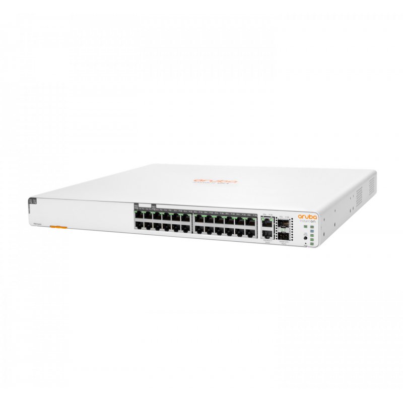 Aruba Instant On 1960 24G 20p Class4 4p Class6 PoE 2XGT 2SFP+ 370W Géré L2+ Gigabit Ethernet (10/100/1000) Connexion E