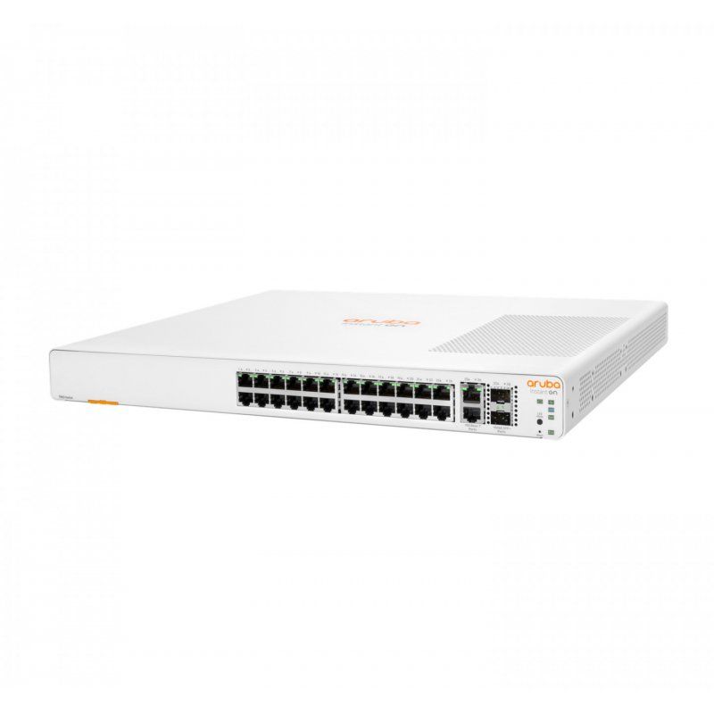 Aruba Instant On 1960 24G 2XGT 2SFP+ Managed L2+ Gigabit Ethernet (10/100/1000) 1U White