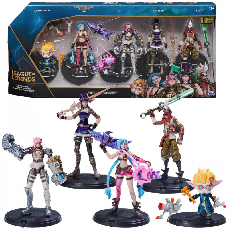 LEAGUE OF LEGENDS COFFRET 5 FIGURINES 10 CM