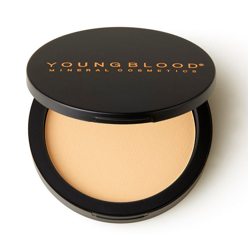 Youngblood Mineral Cosmetics Pressed Mineral Rice Setting Powder poudre de visage 10 g Dark
