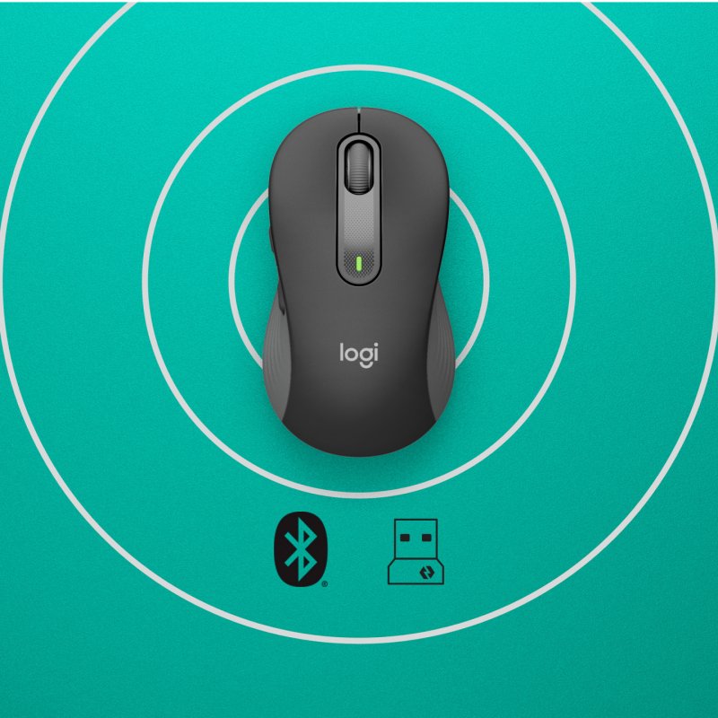 SIGNATURE M650 L WIRELESS MOUSE GRAPHITE - EMEA