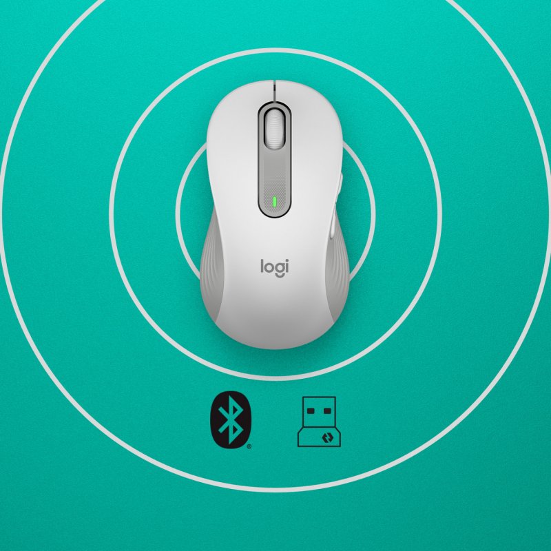 Logitech Signature M650 souris Gauche RF sans fil + Bluetooth Optique 2000 DPI
