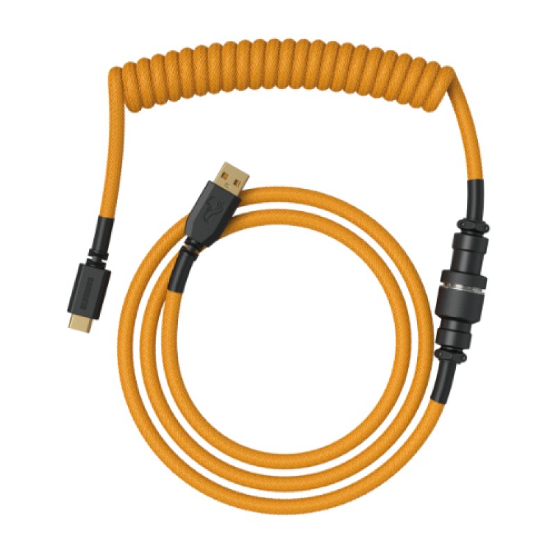 Glorious PC Gaming Race Coiled Gold 1.37 m USB Type-A, USB Type-C