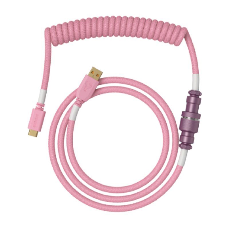 Glorious PC Gaming Race Coiled Rose 1,37 m USB Type-A, USB Type-C