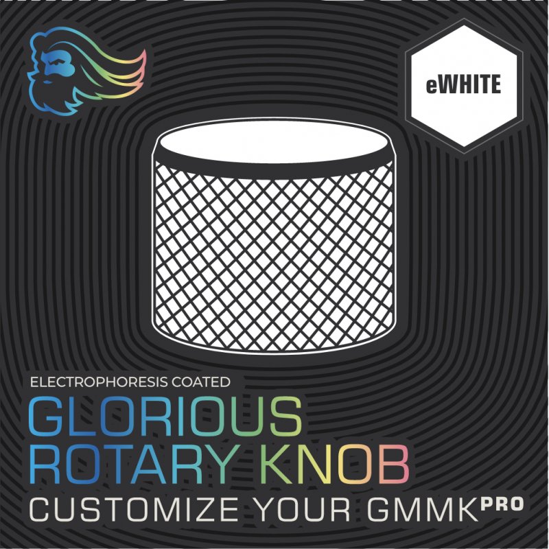 Glorious PC Gaming Race compatible GMMK PRO Rotary Knob - weiß