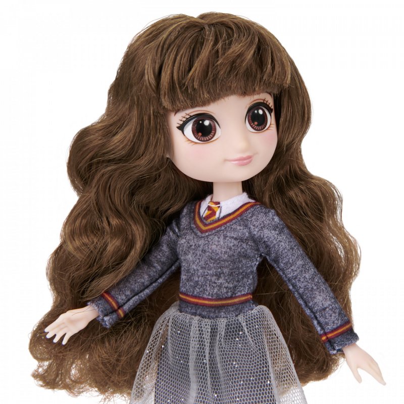 Wizarding World Harry Potter - - POUPÉE 20 CM HERMIONE GRANGER - Poupée figurine Articulée 20 cm Avec Baguette Magiqu