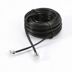 D2 Diffusion D2RJ111000 telephone cable 10 m Black