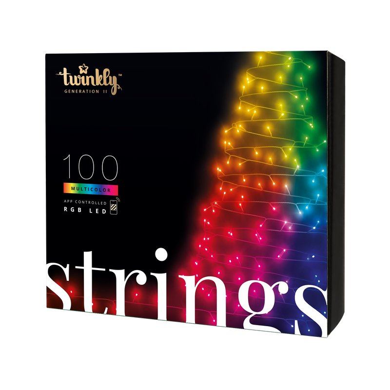 Twinkly compatible - Lightstrings 100 LED'S RGB Multiple Color