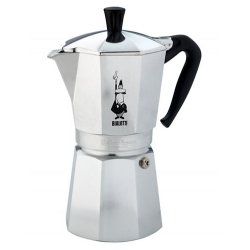 Bialetti Moka Express Cafetière à moka 0,775 L Aluminium, Noir