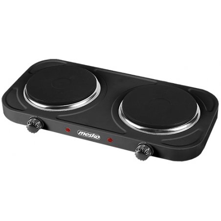 Mesko Home MS 6509 hob Black Countertop Sealed plate 2 zone(s)