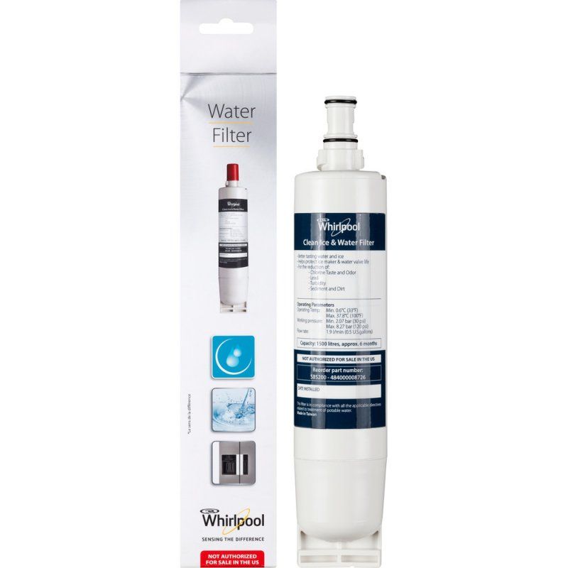 Whirlpool C00424824 fridge/freezer part/accessory Water filter Blue, White