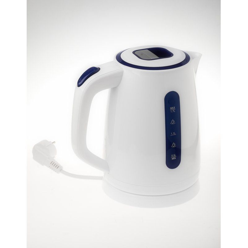 Adler AD 1234 bouilloire 1,7 L 2200 W Bleu, Blanc