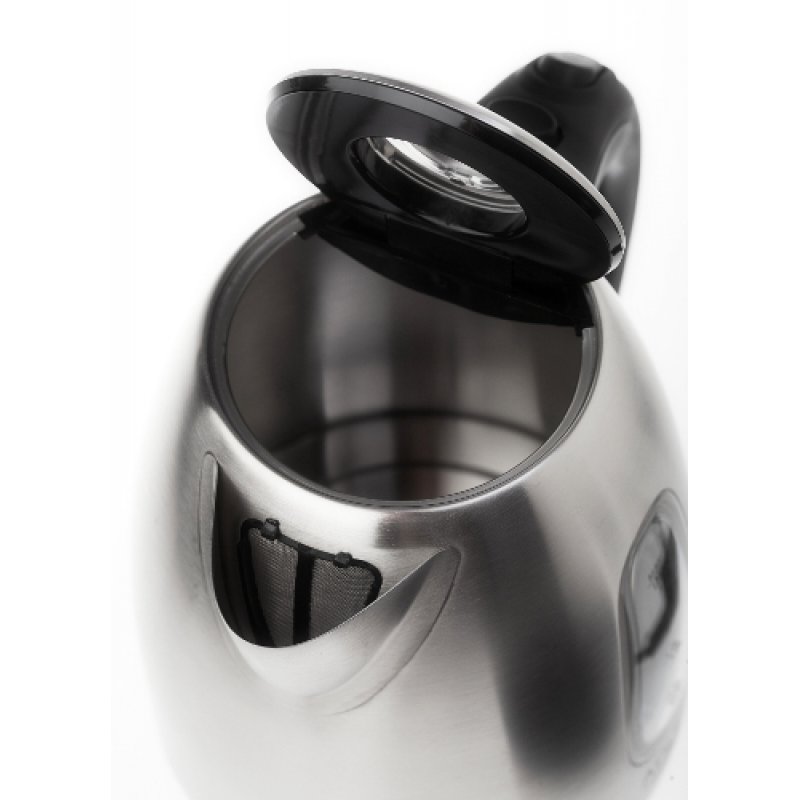 Adler AD1223 bouilloire 1,7 L 2000 W Noir, Acier inoxydable