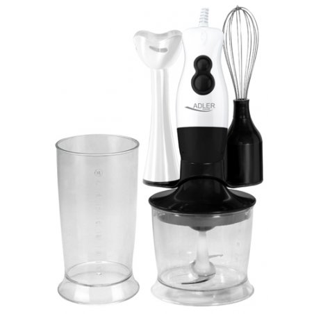 Adler AD 4605 blender Mélangeur de table 200 W Noir, Blanc