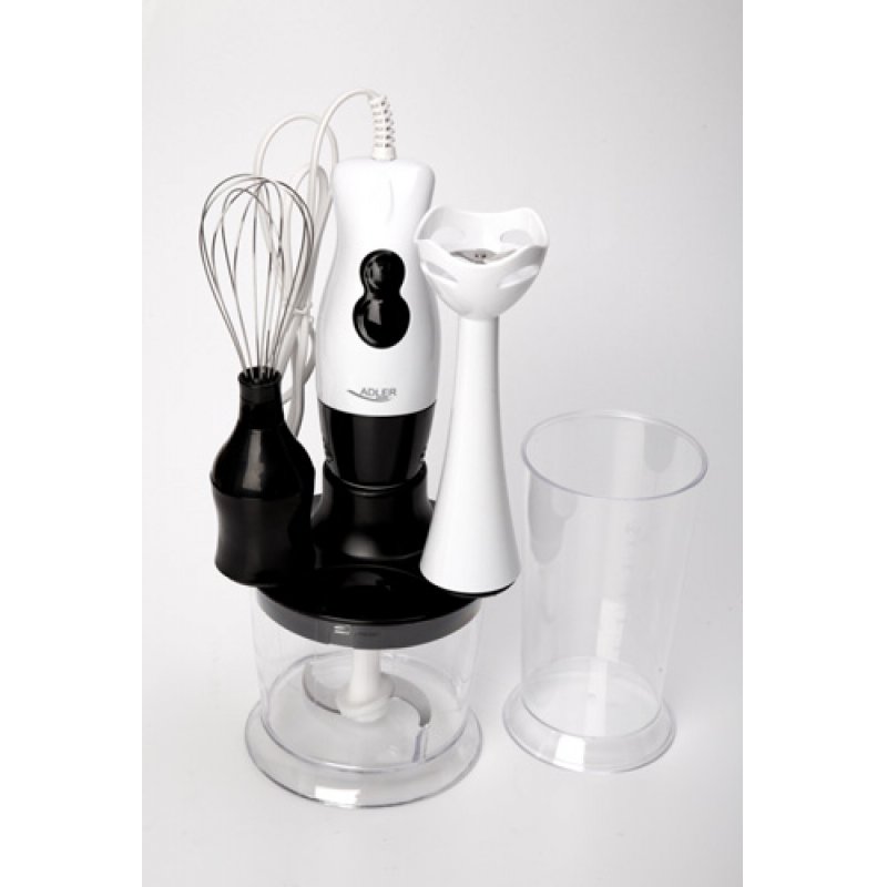 Adler AD 4605 blender Mélangeur de table 200 W Noir, Blanc