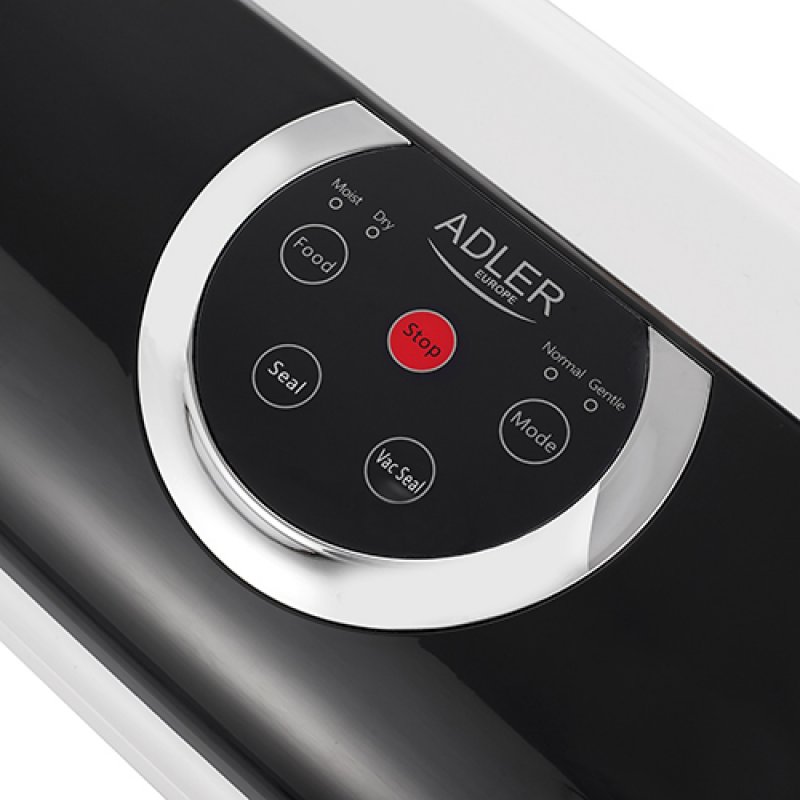 Adler AD 4484 vacuum sealer 0.8 mbar Black, White
