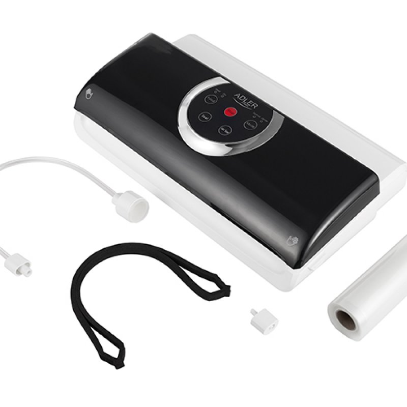 Adler AD 4484 appareil à emballage sous vide 0,8 mbar Noir, Blanc