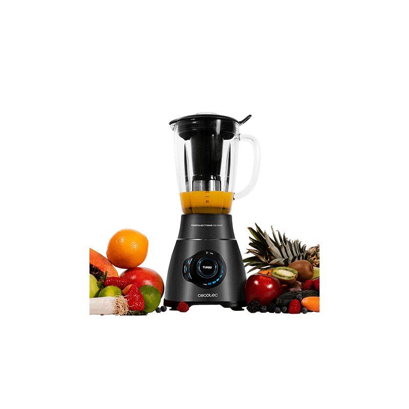 Mixeur Blender Cecotec compatible Power Black Titanium 1800 Smart