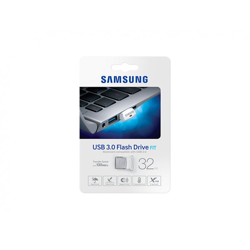 Samsung MUF-32BB USB flash drive 32 GB USB Type-A 3.2 Gen 1 (3.1 Gen 1) Silver, White