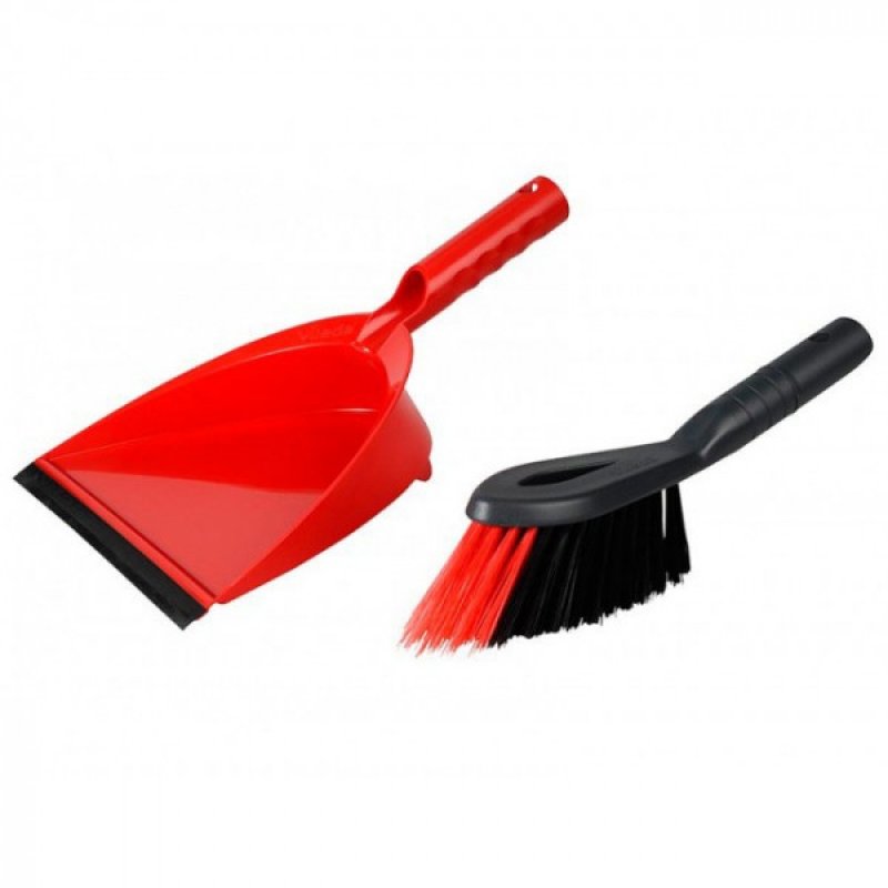 Vileda 141743 dustpan/dustpan set Black, Red Dust pan & brush set