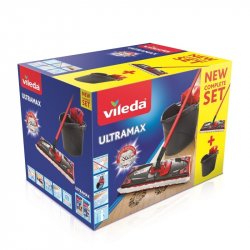 Vileda Ultramax Set mop Dry&wet Black, Red