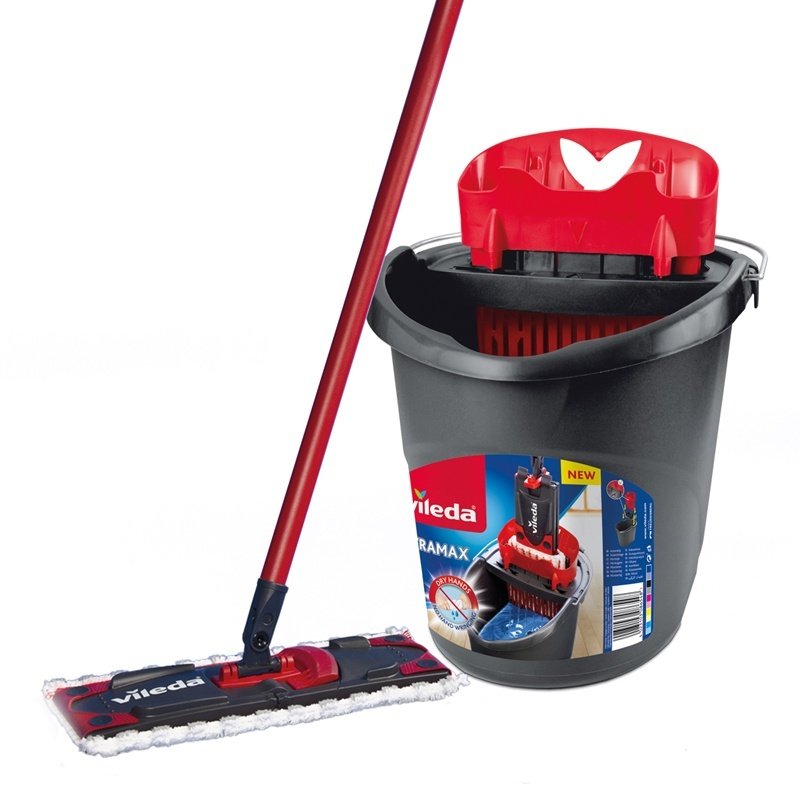 Vileda Ultramax Set mop Dry&wet Black, Red