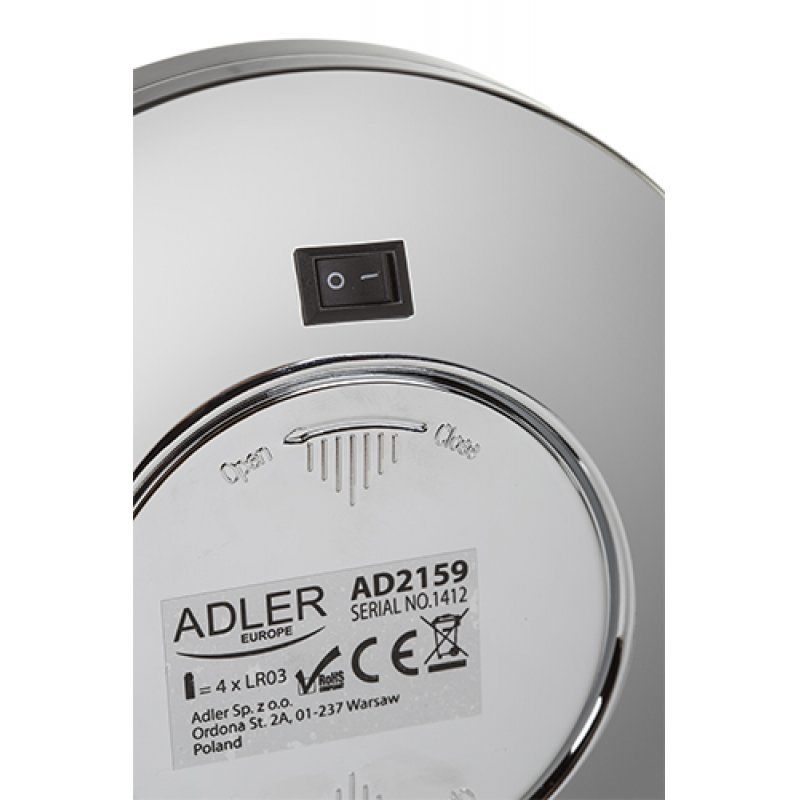 Adler AD 2159 makeup mirror Freestanding Chrome
