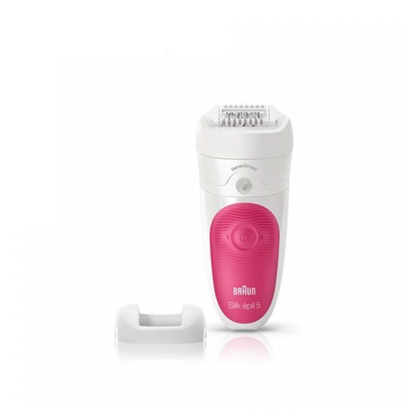 Braun Silk-épil 5 5/500 SensoSmart 28 pince(s) Rose, Blanc
