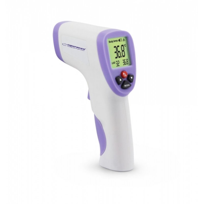 Esperanza ECT002 digital body thermometer Remote sensing thermometer Purple, White Ear, Forehead, Oral, Rectal, Underarm