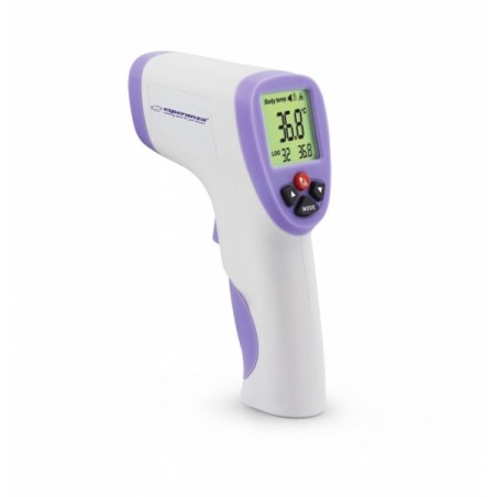 Esperanza ECT002 thermometre digital Thermomètre à distance Violet, Blanc Oreille, Front, Orale, Rectal, Sous le bras 