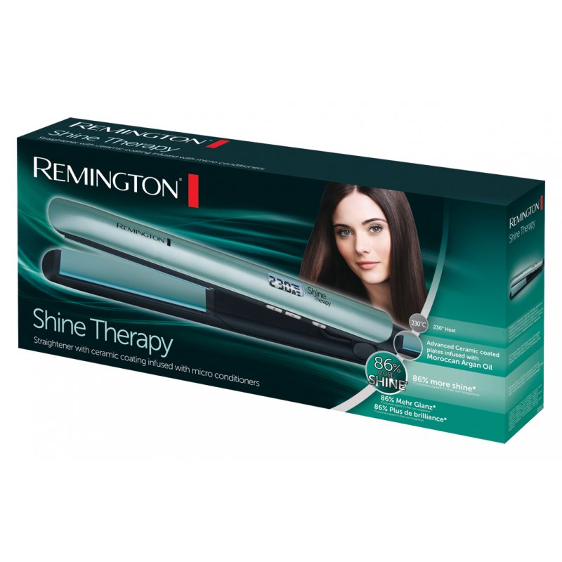 Lisseur a cheveux Remington compatible Shine Therapy S8500