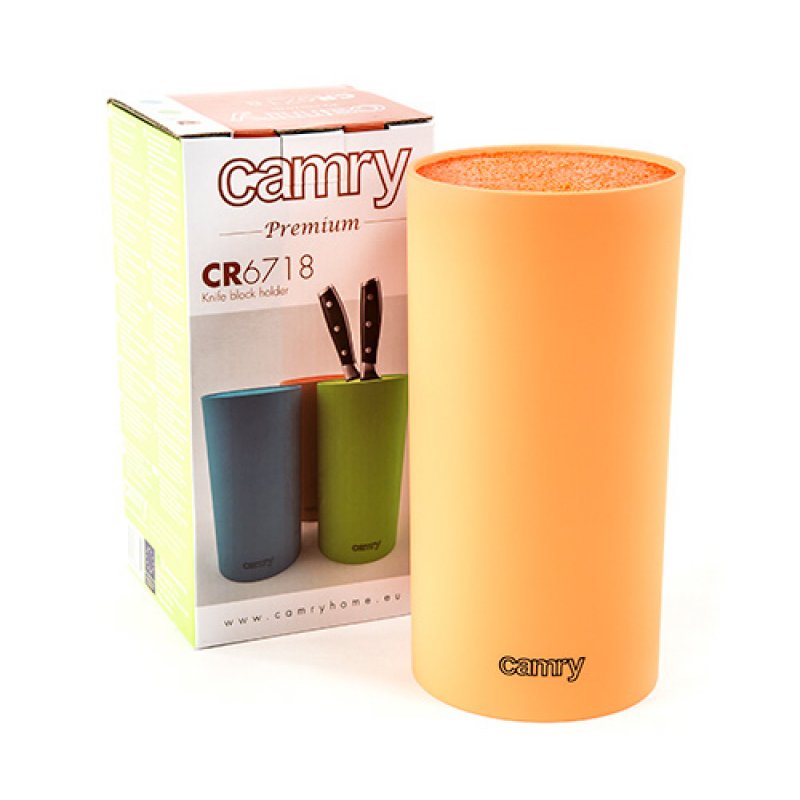 Bloc à Couteaux Camry compatible CR 6718 (Orange)
