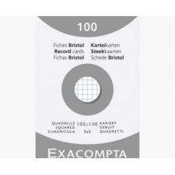 Exacompta 13209E index card White