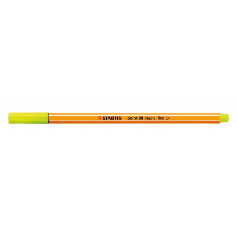 STABILO point 88 stylo fin Jaune 1 pièce(s)