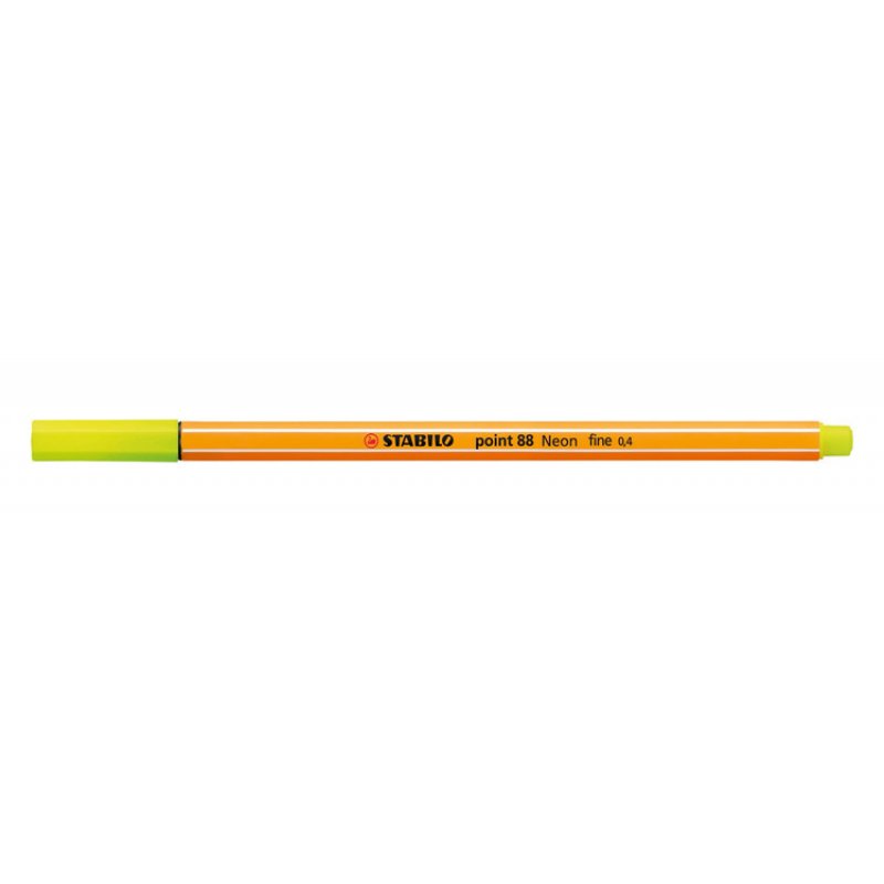 Stylo-feutre Stabilo Fineliner Point 88 pointe fine (Jaune)